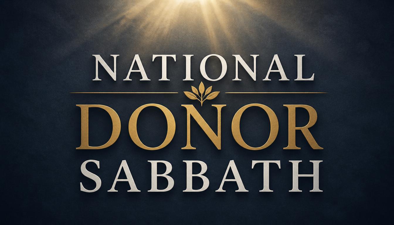 National Donor Sabbath
