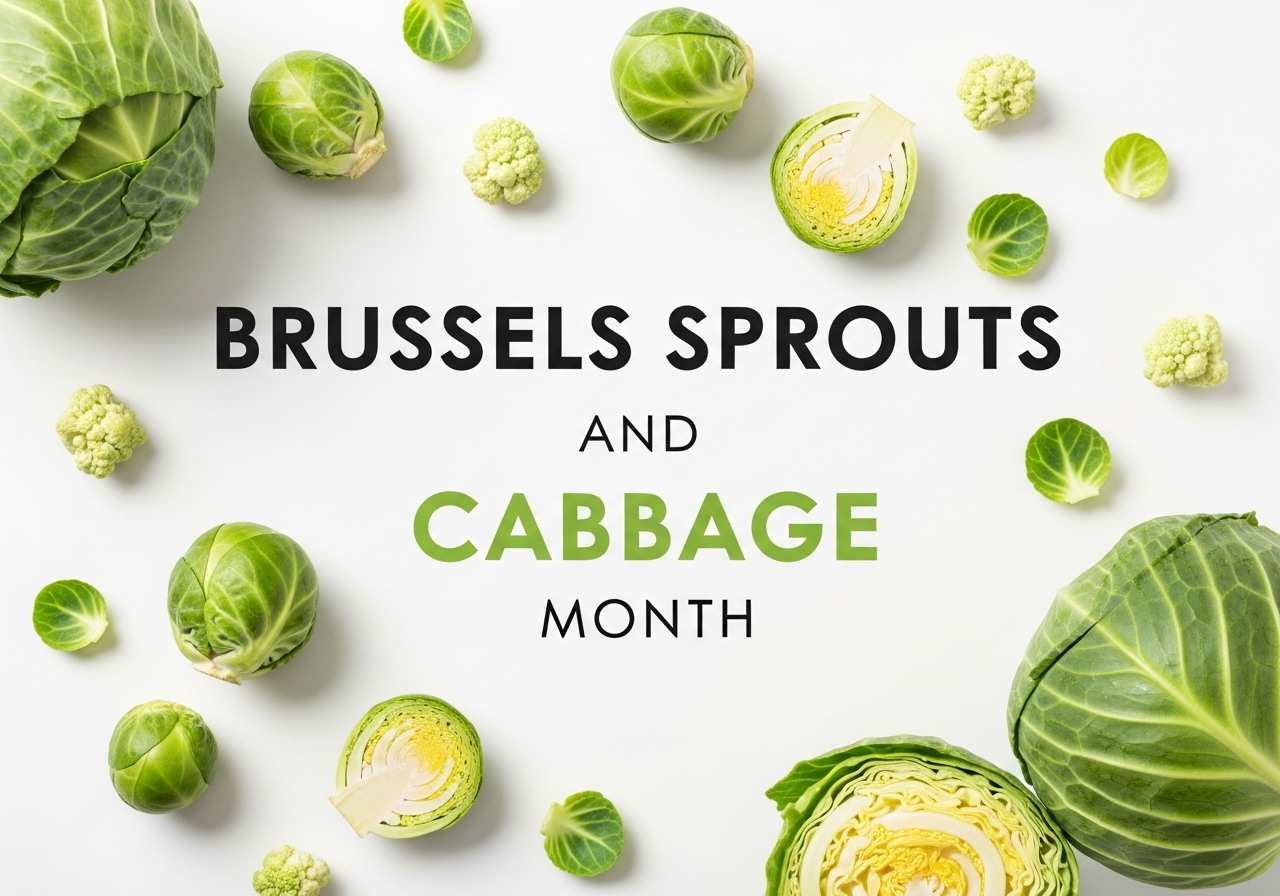 Brussels Sprouts and Cabbage Month