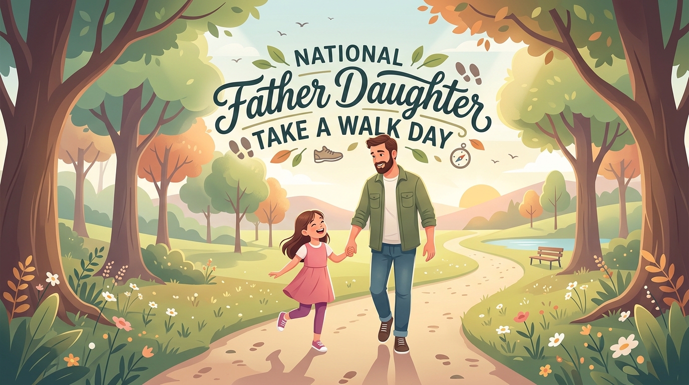 National Father Daughter Take a Walk Day