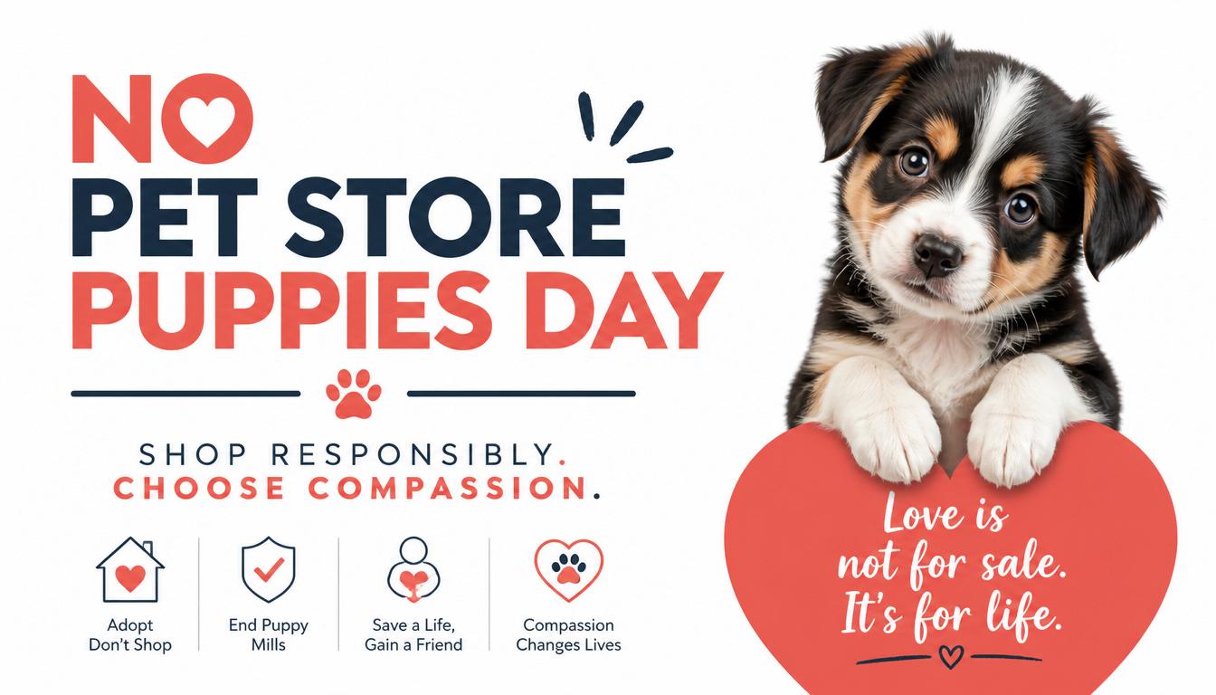 No Pet Store Puppies Day