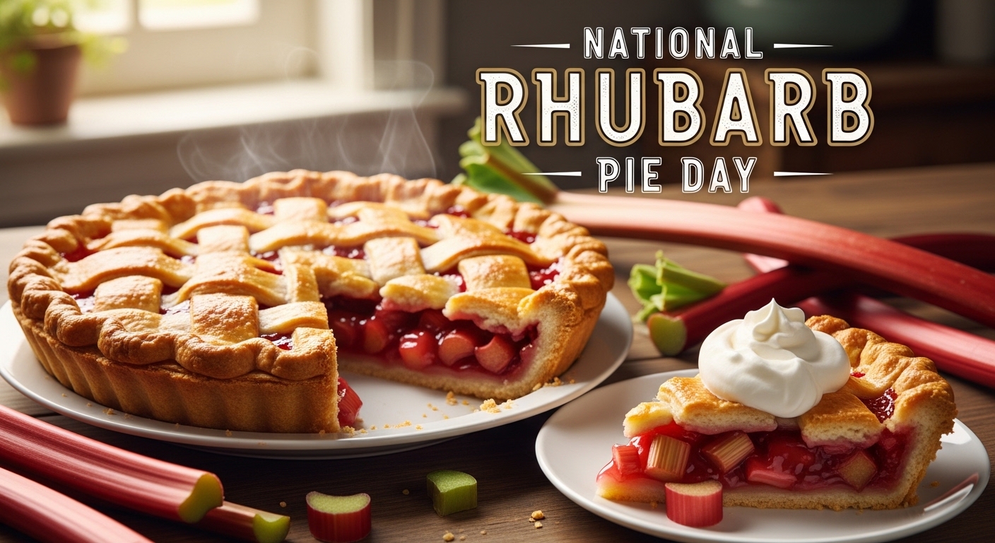 National Rhubarb Pie Day