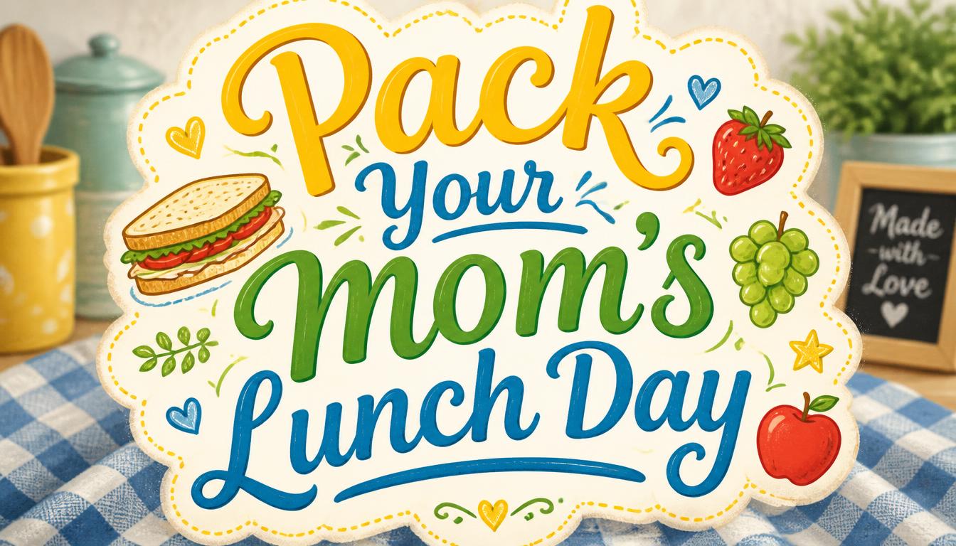 Pack Your Mom's Lunch Day