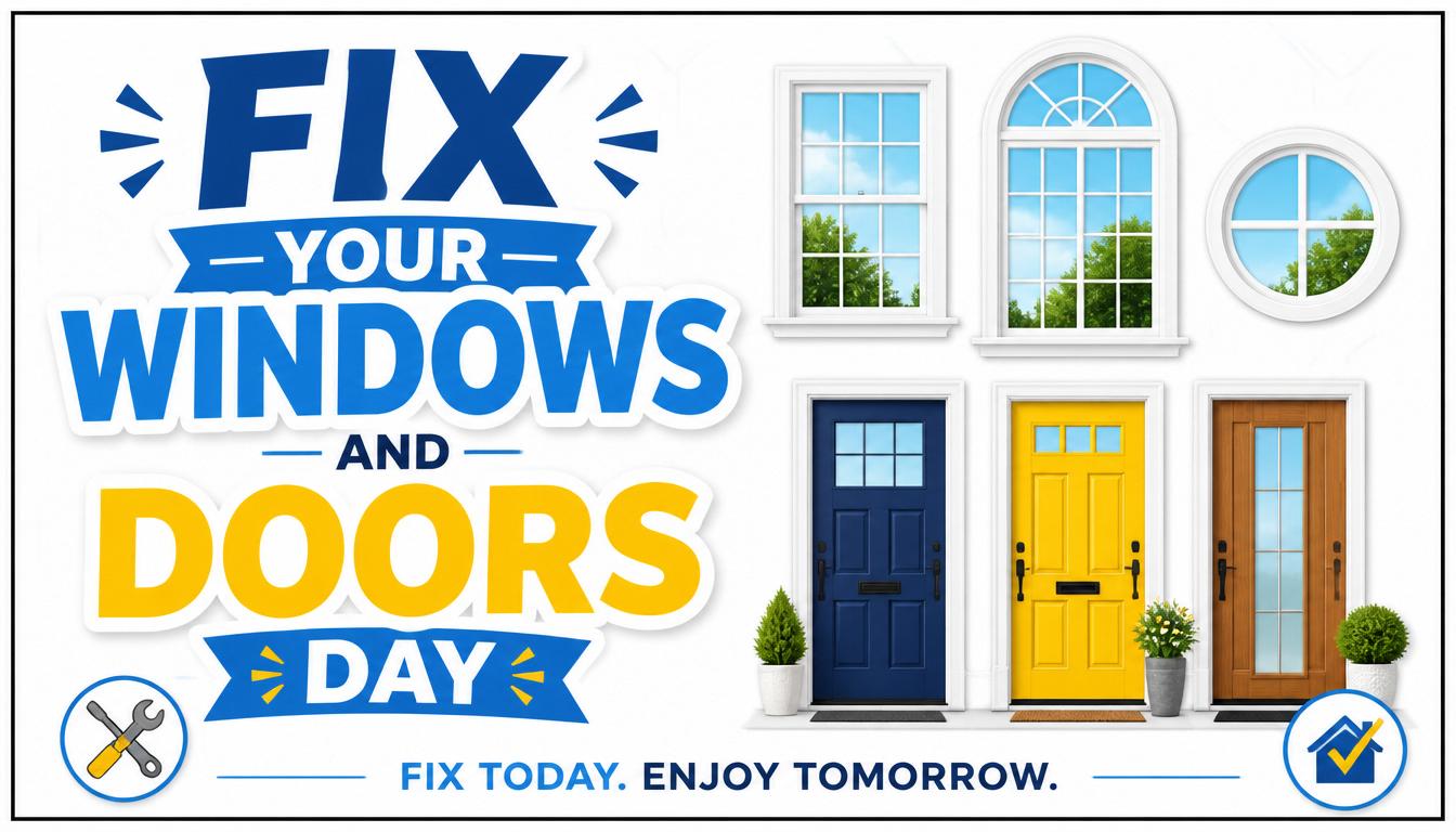 Fix Your Windows and Doors Day