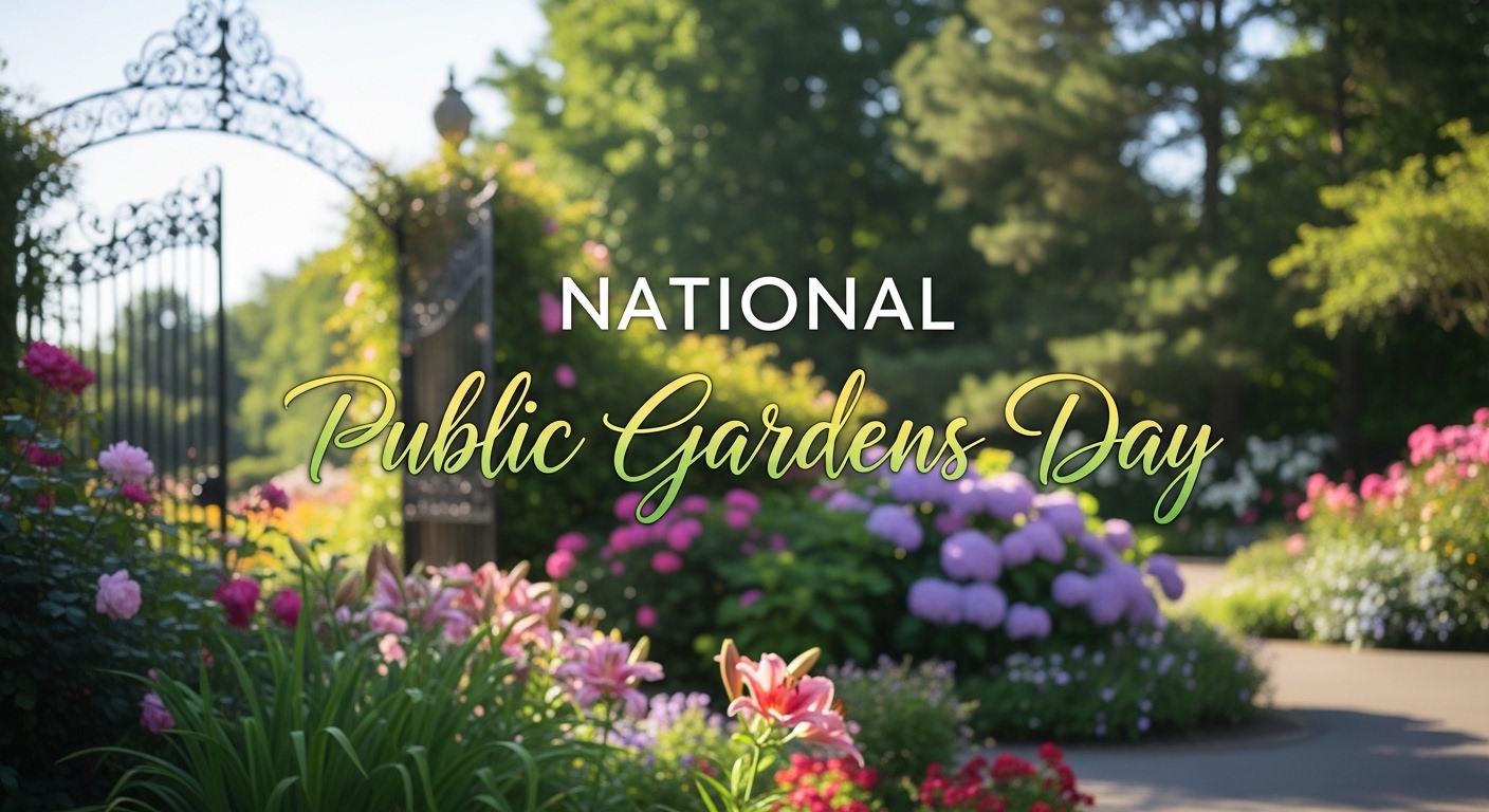 National Public Gardens Day Celebration - Floral Park Entrance & Botanical Beauty - Feature Image May 295