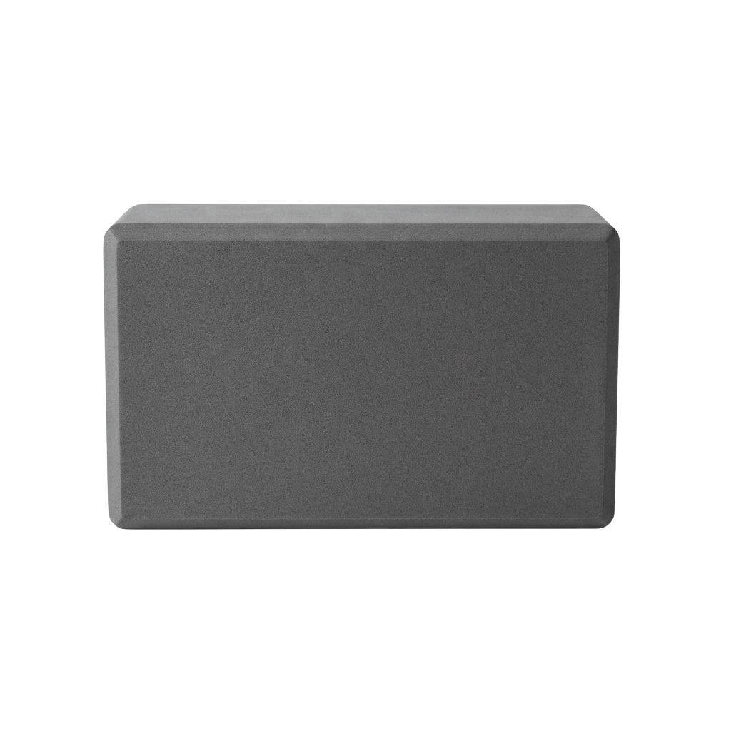 A plain gray rectangular device shown against a black background