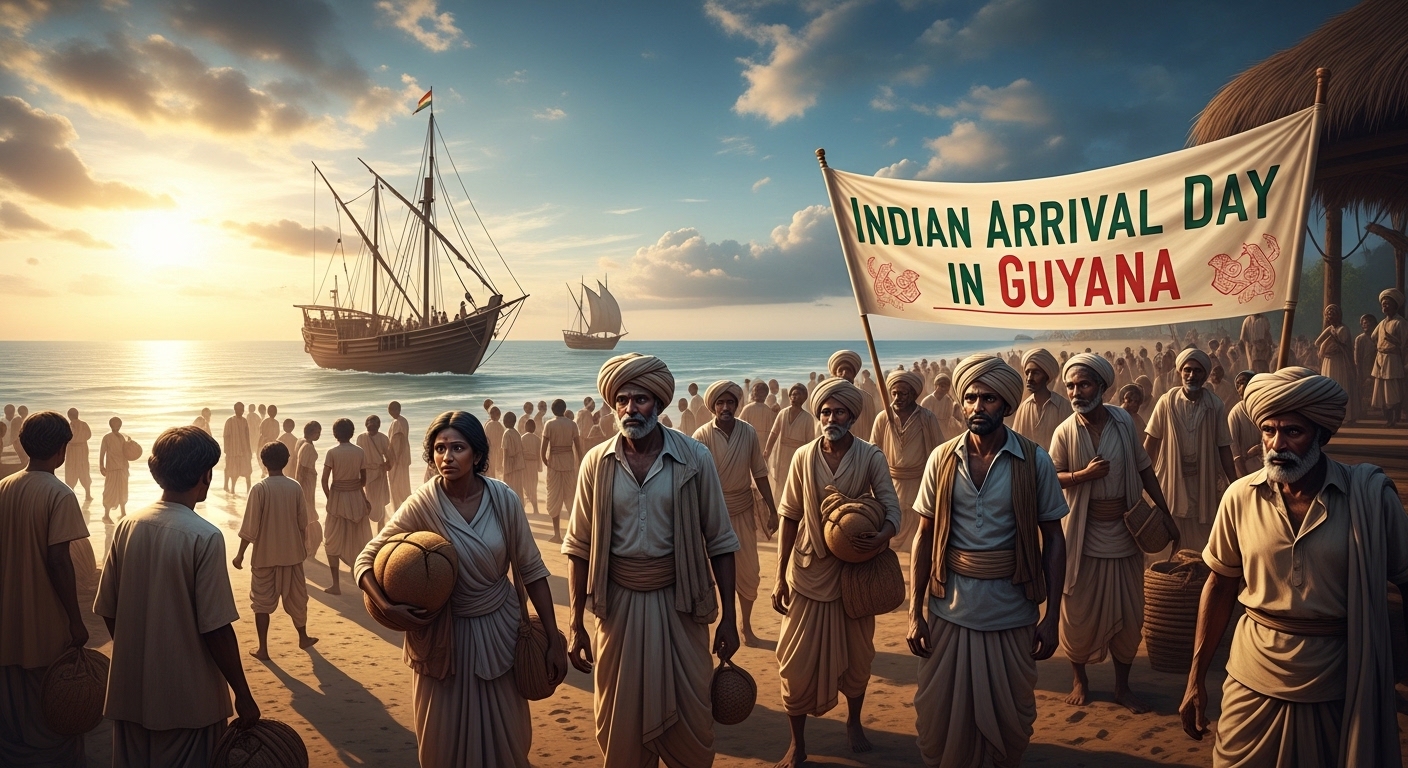 Indian Arrival Day in Guyana