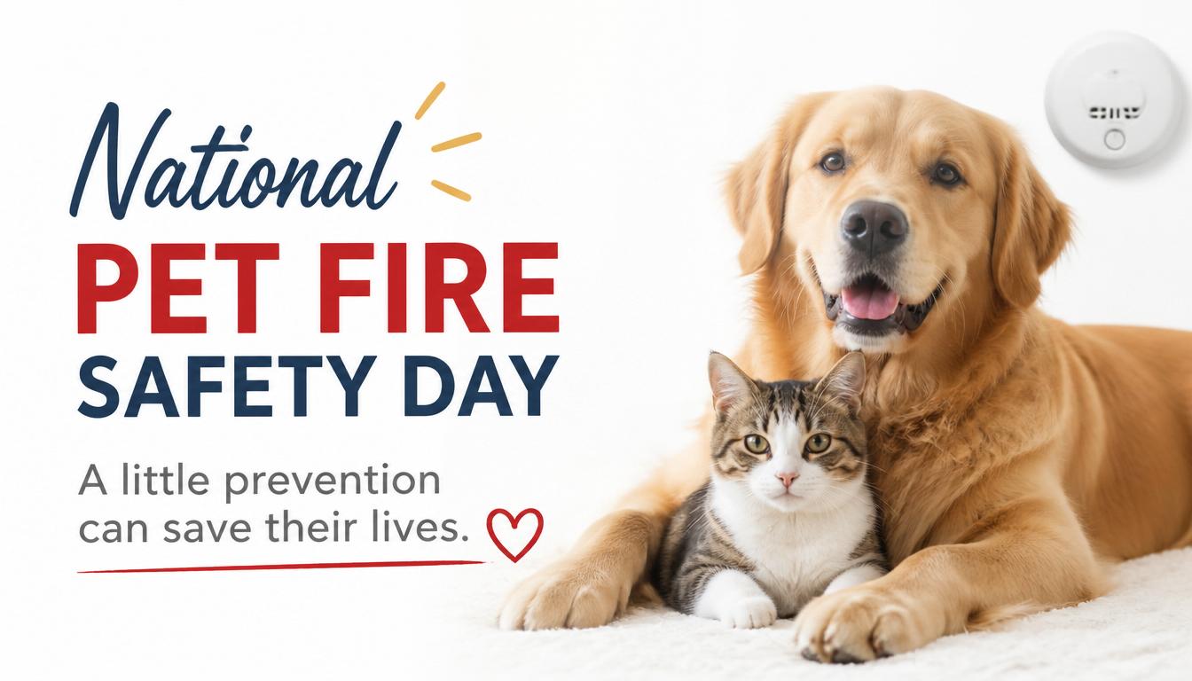 National Pet Fire Safety Day
