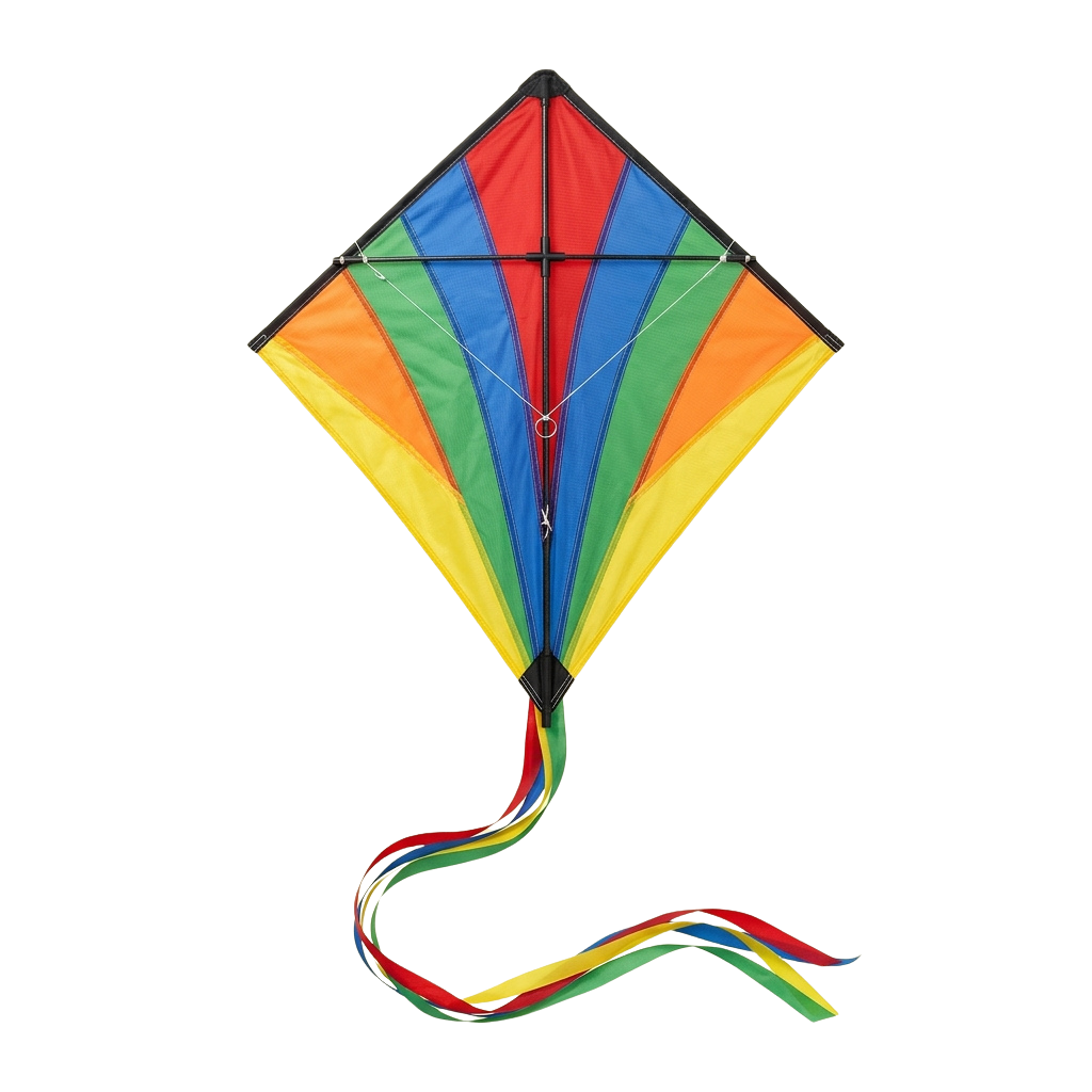 Rainbow Diamond Kite PNG