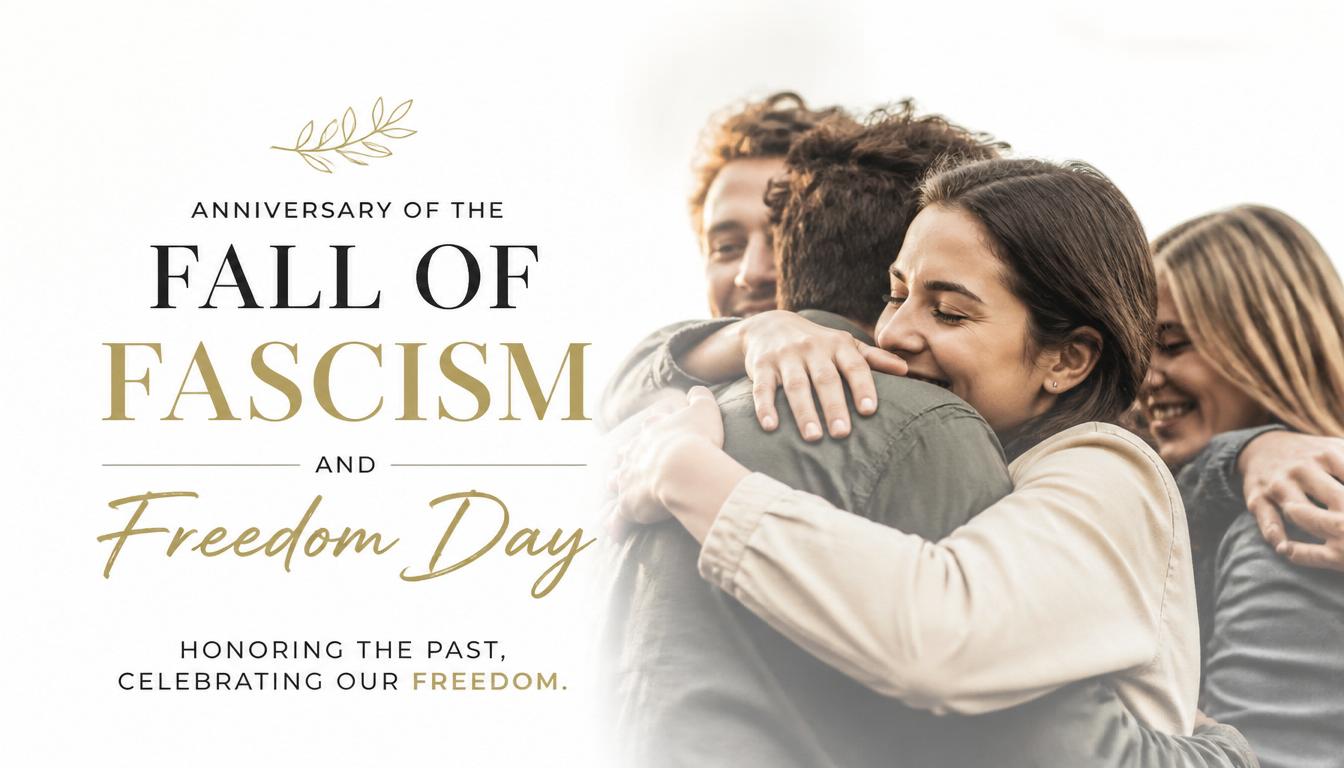Anniversary of the Fall of Fascism and Freedom Day