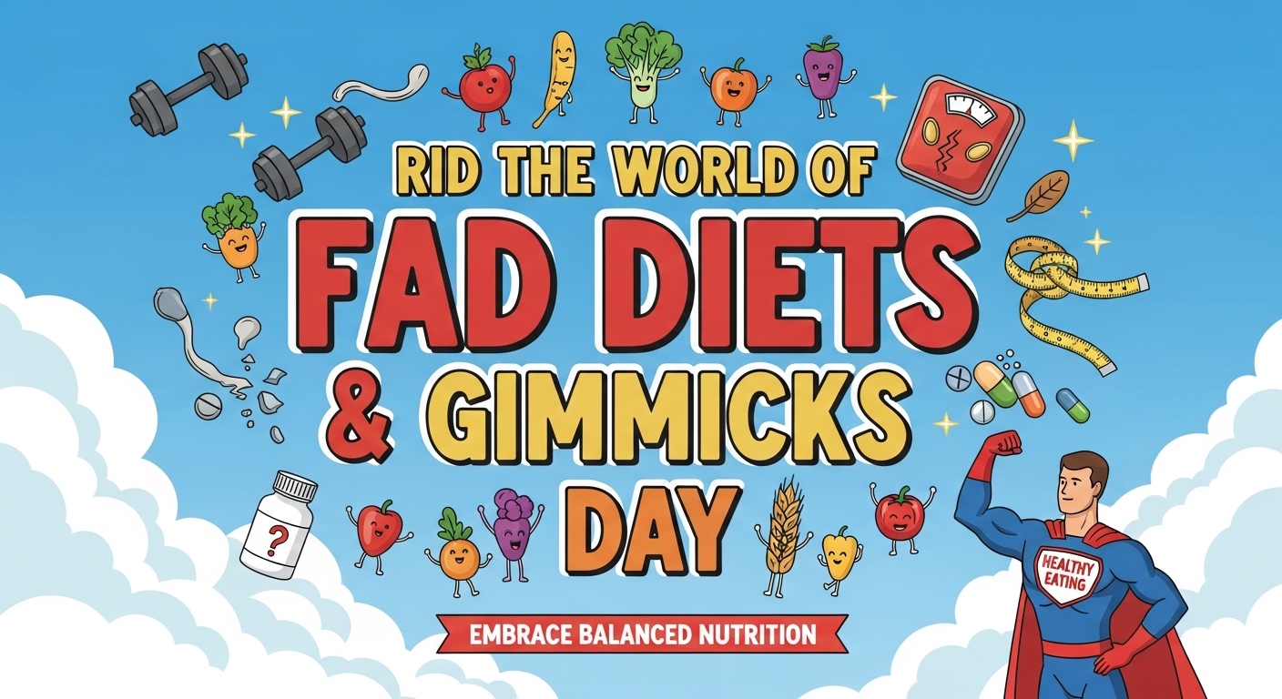 Rid the World of Fad Diets Gimmicks