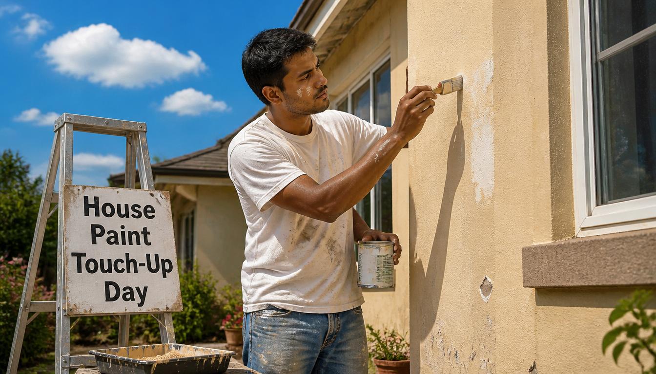 House Paint Touch-Up Day