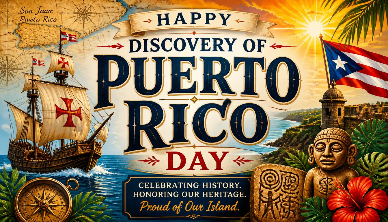 Puerto Rico Discovery Day Celebration Poster - Feature Image 275