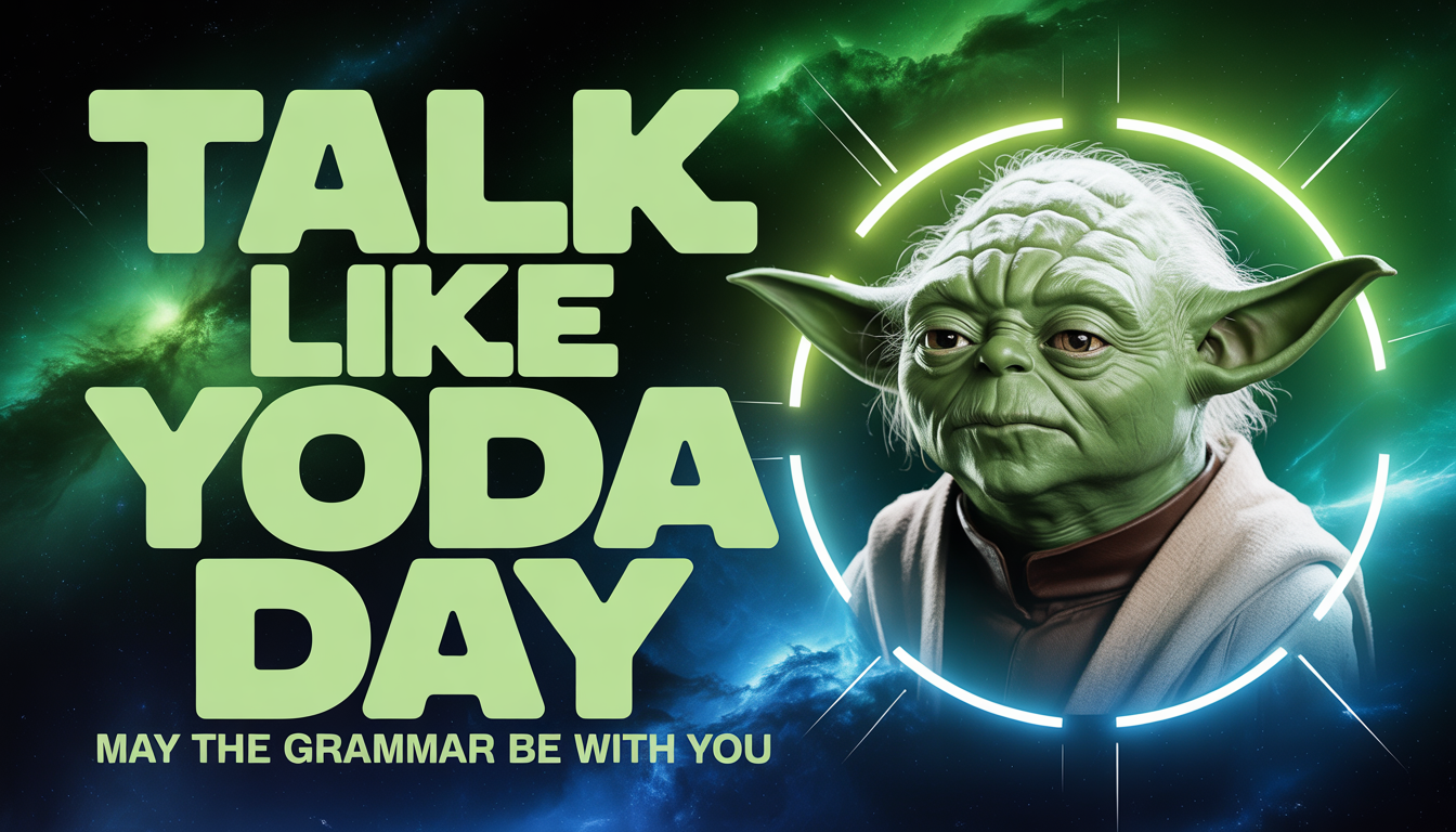 Talk Like Yoda Day