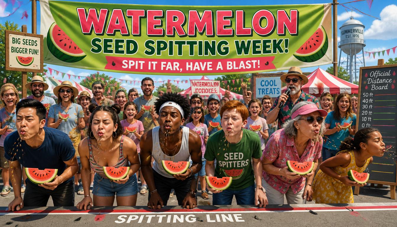 Watermelon Seed Spitting Week