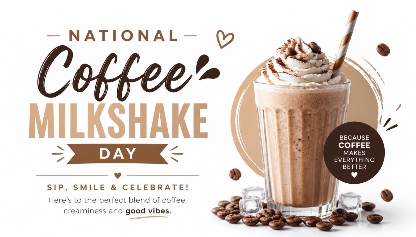 National Coffee Milkshake Day