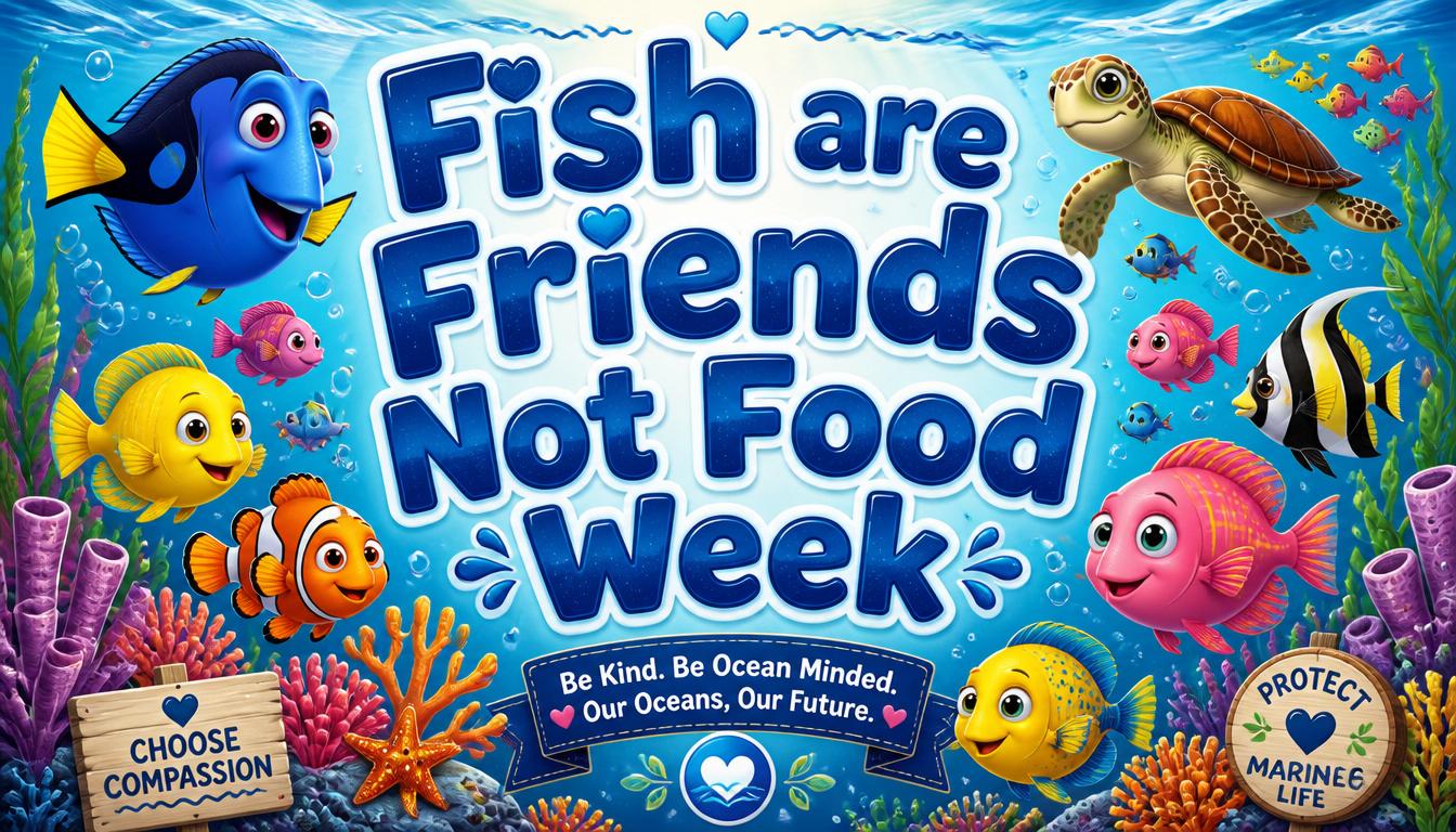 Fish are Friends Not Food Week