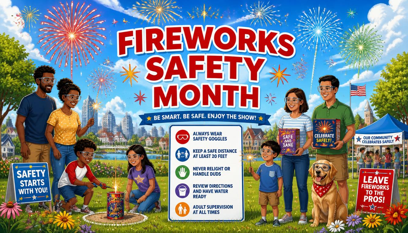 Fireworks Eye Safety Month