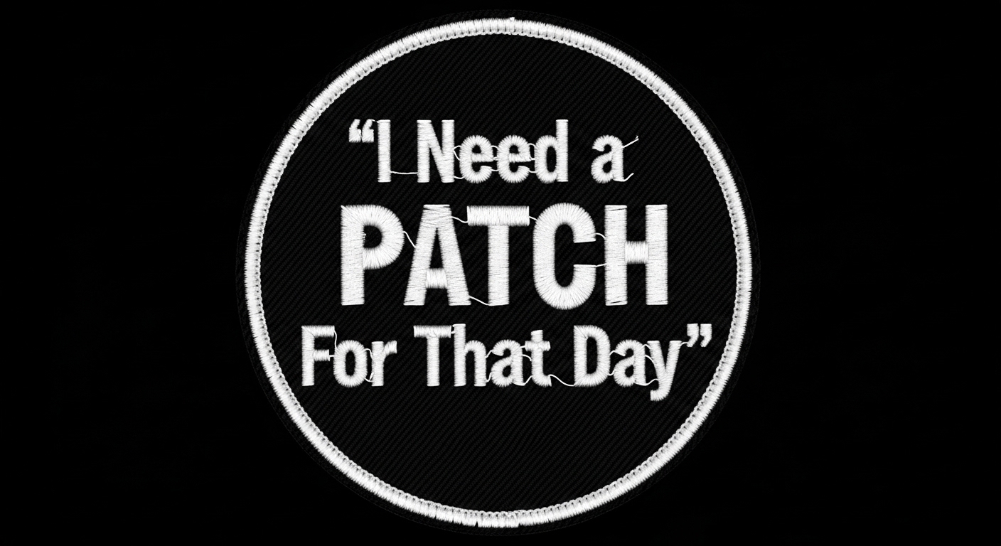 I Need a Patch For That Day