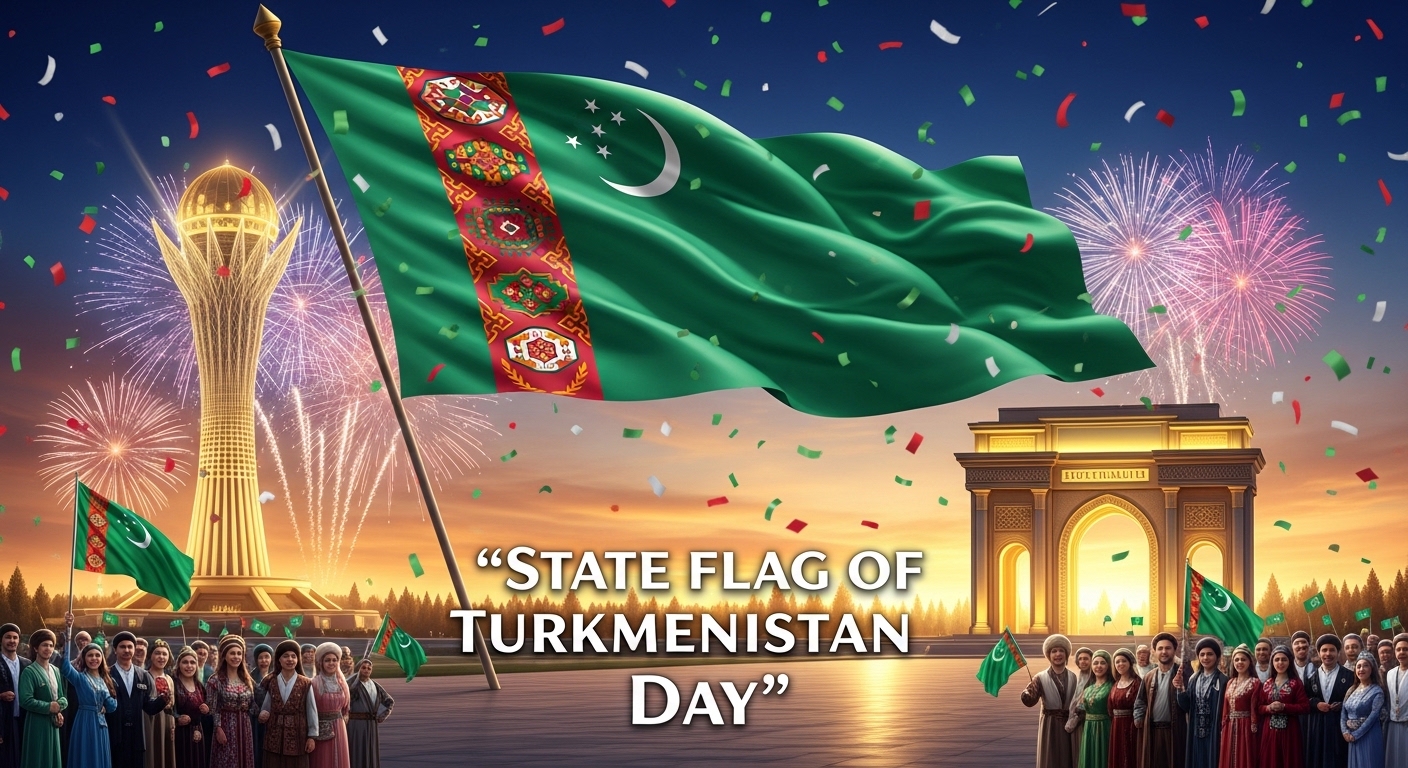 State Flag of Turkmenistan Day