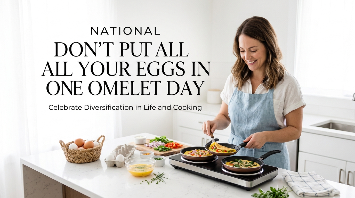 National Don't Put all your Eggs in One Omelet Day