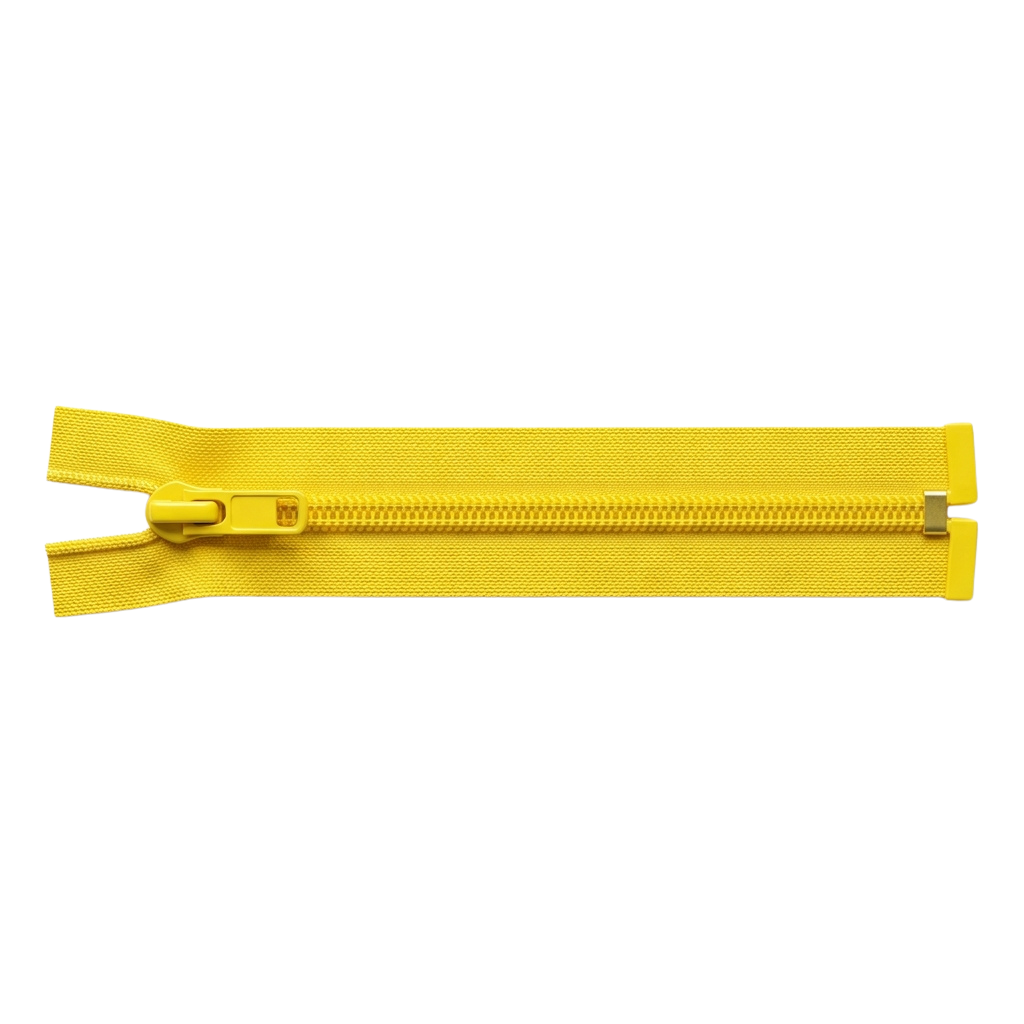 Bright Yellow Zipper PNG