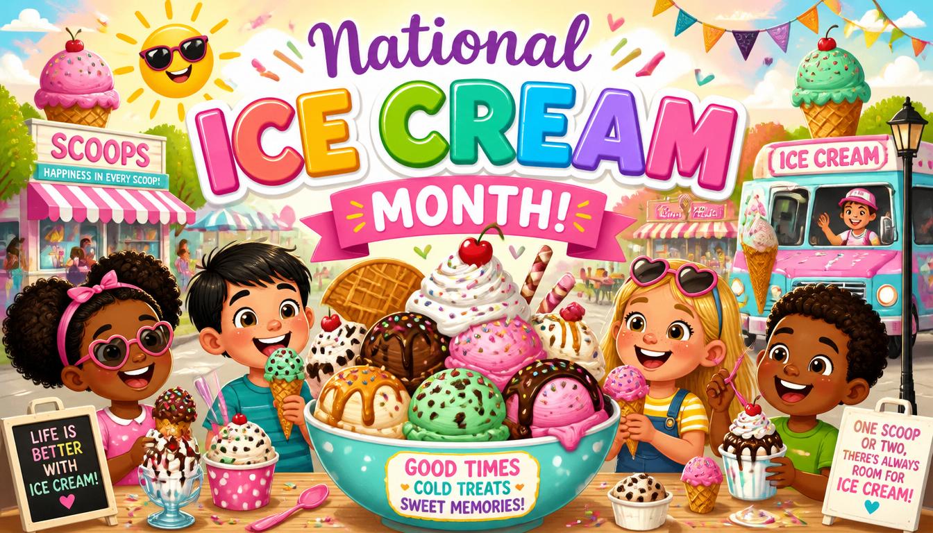 National Ice Cream Month