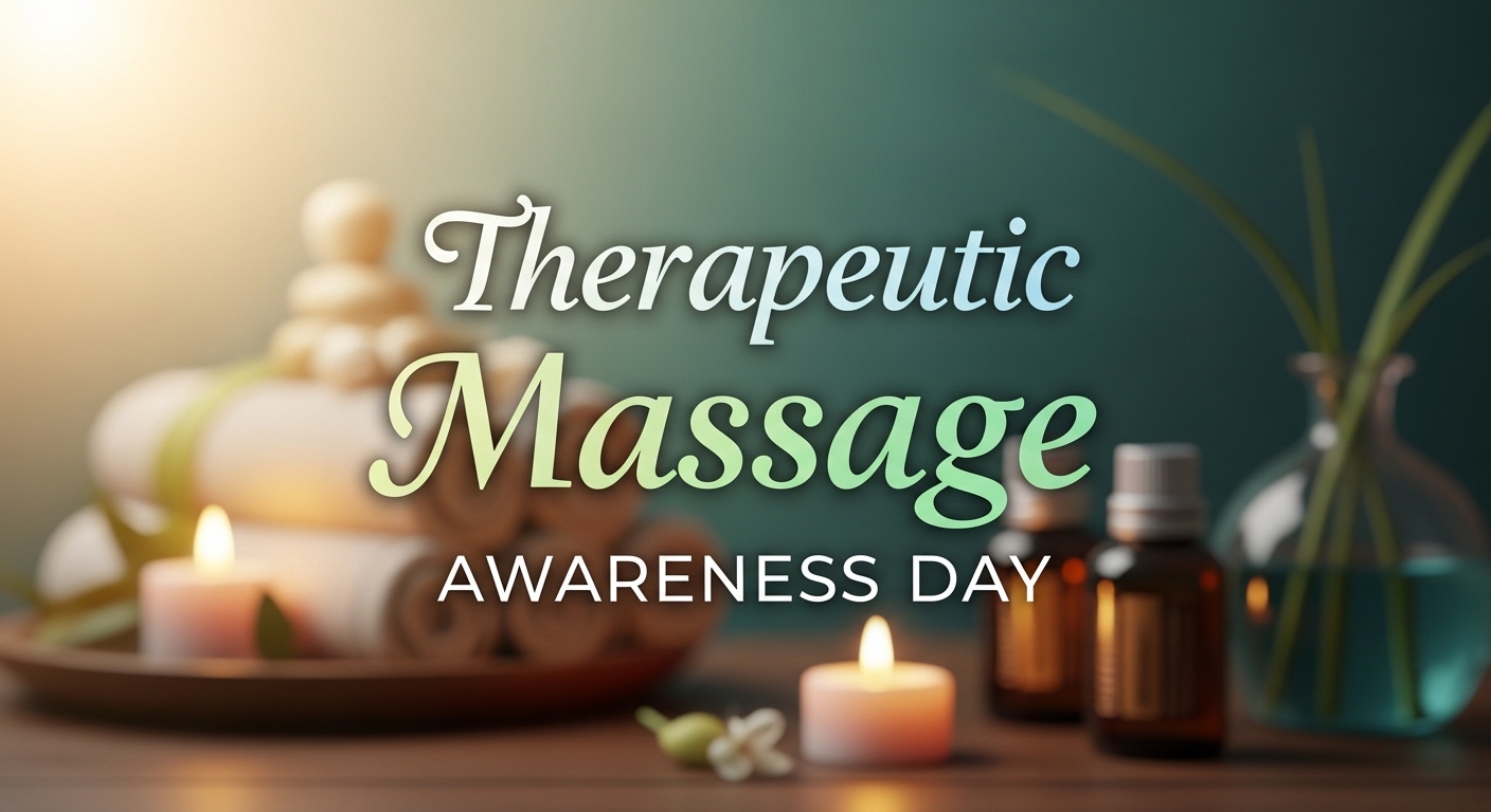 Therapeutic Massage Awareness Day - Spa Wellness Serenity - Feature Image May 30 1