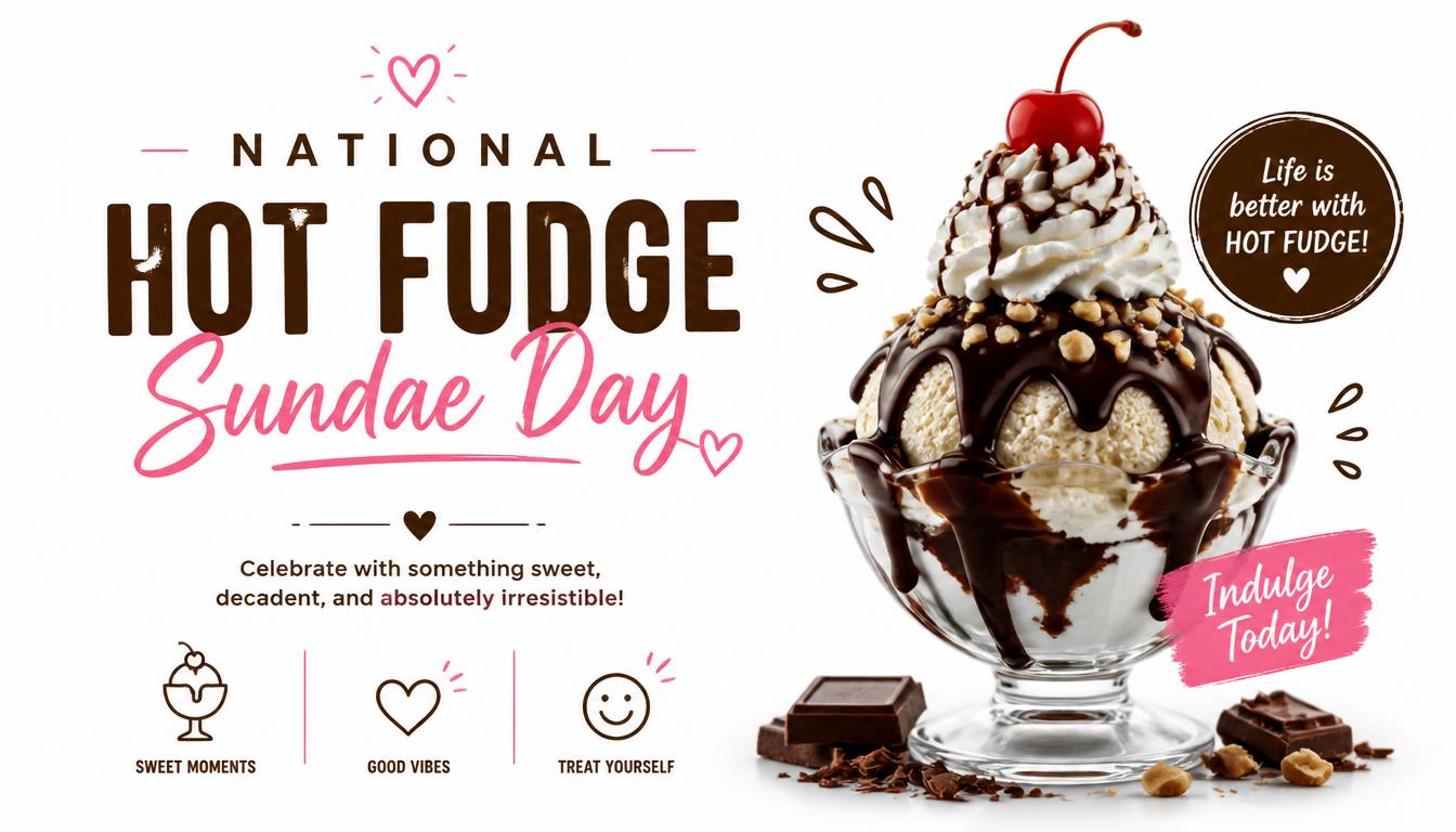 National Hot Fudge Sundae Day
