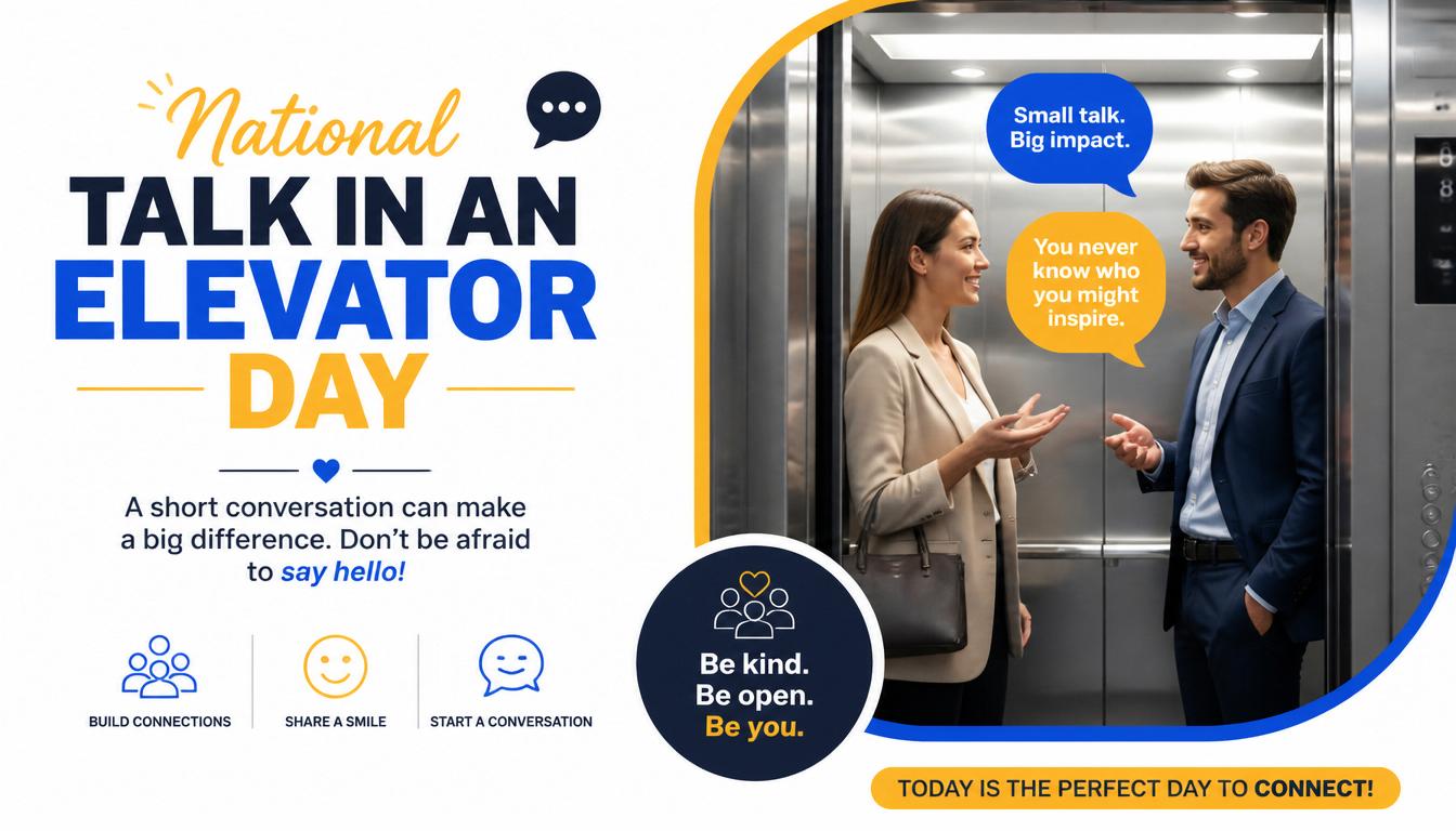 National Talk in an Elevator Day