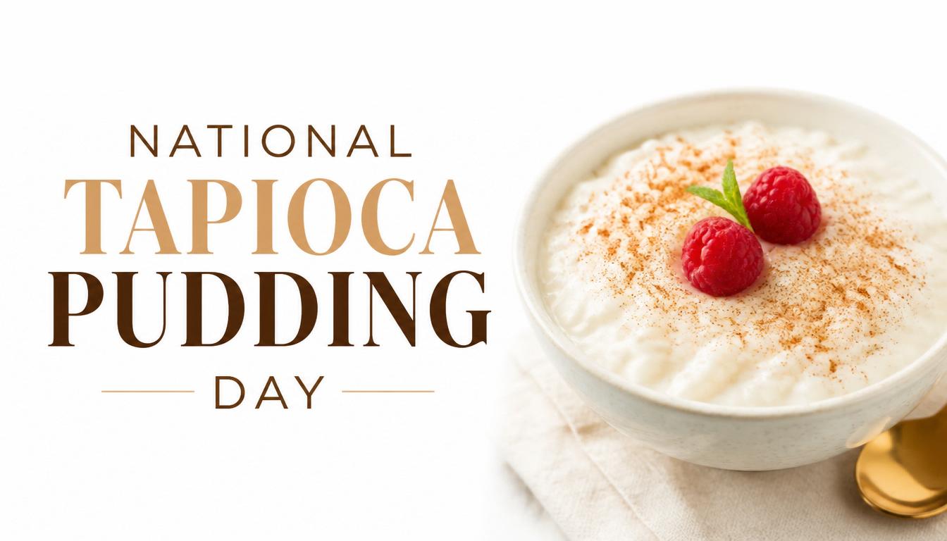 NATIONAL TAPIOCA PUDDING DAY