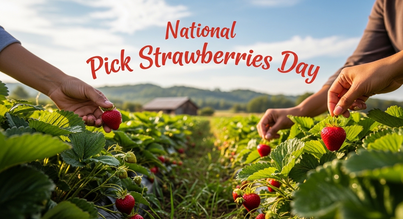 National Pick Strawberries Day