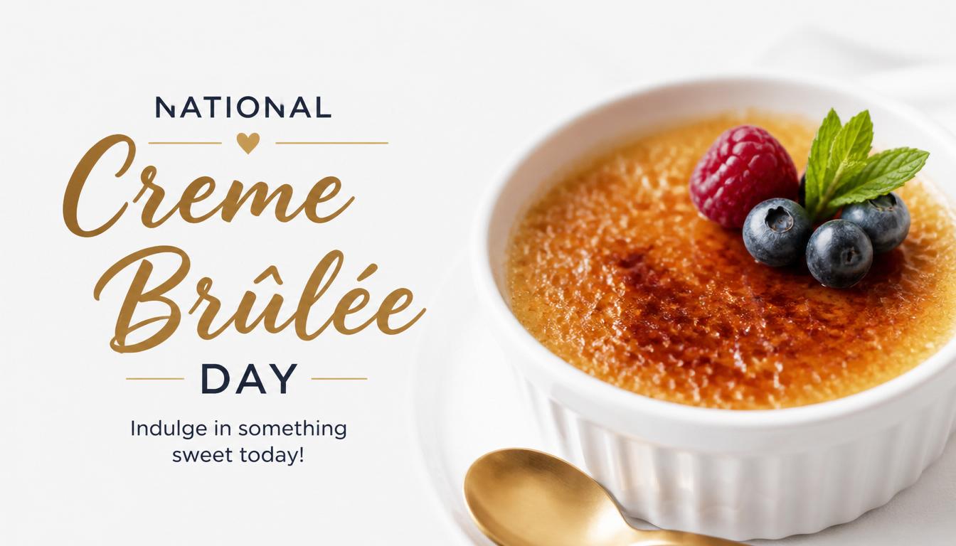 National Creme Brûlée Day