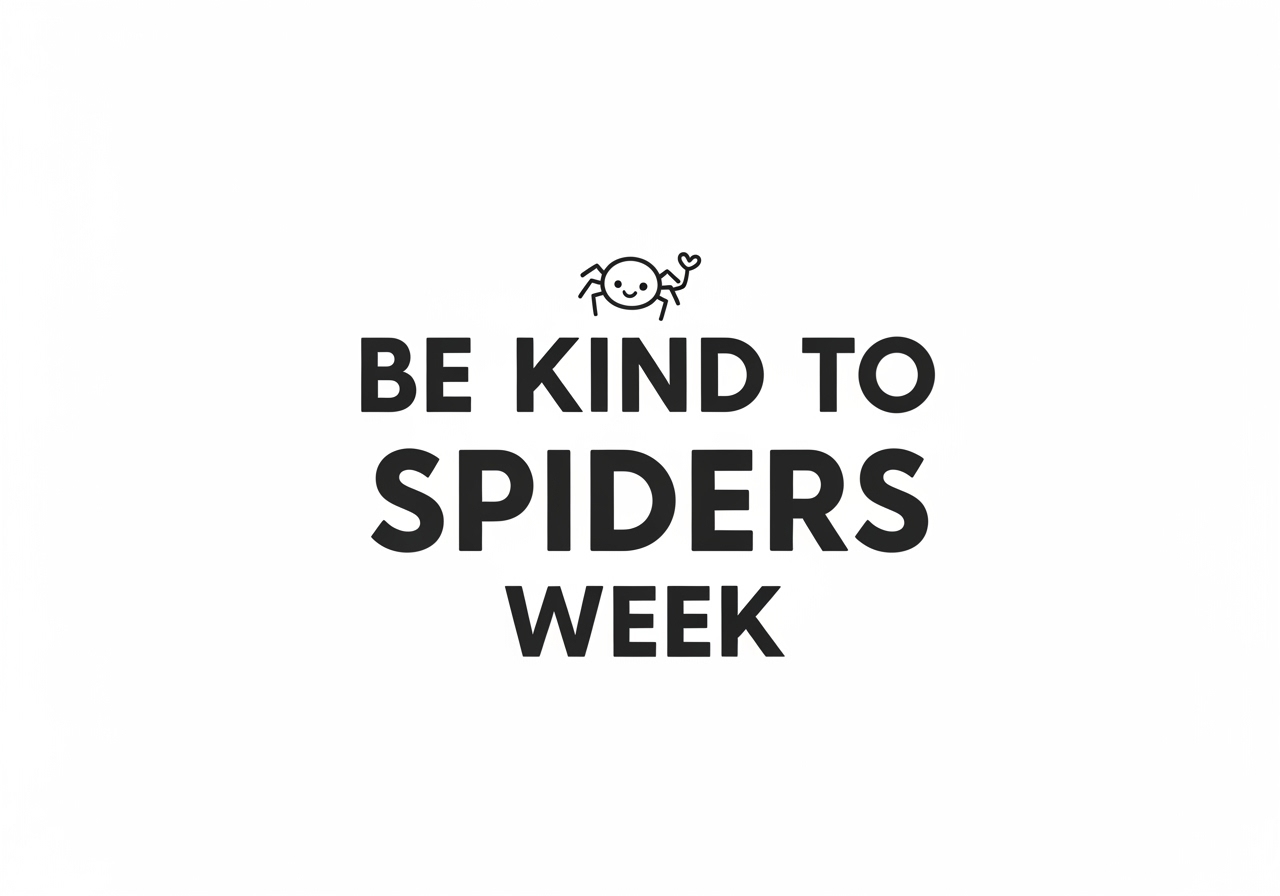 Be Kind to Spiders Week
