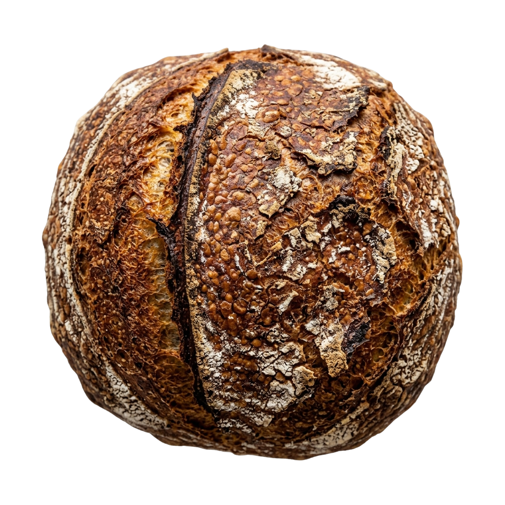 Artisan Sourdough Bread Loaf PNG