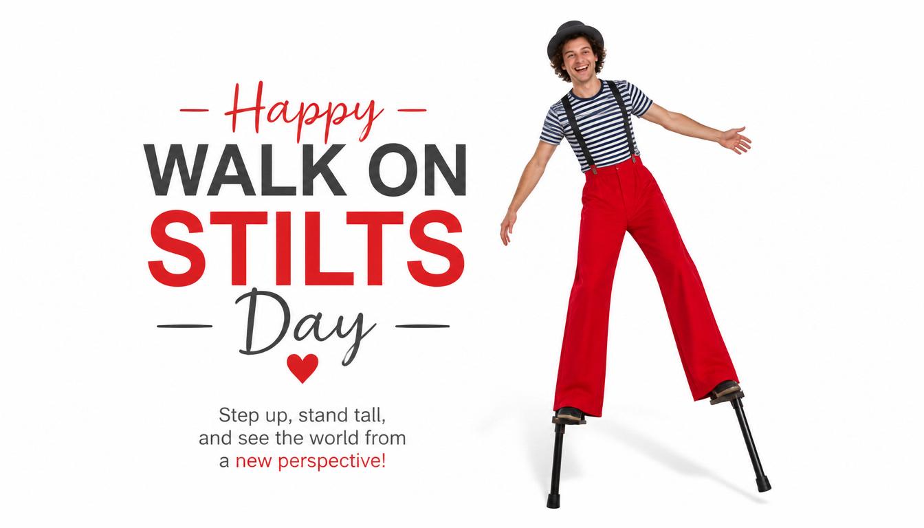 Walk On Stilts Day