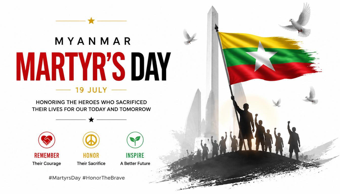 Martyr's Day Myanmar