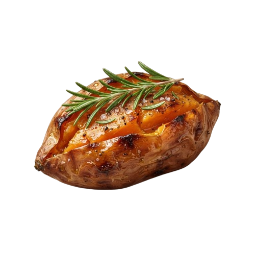 Roasted Stuffed Potato with Herbs and Seasoning - National Sweet Potato Month 37