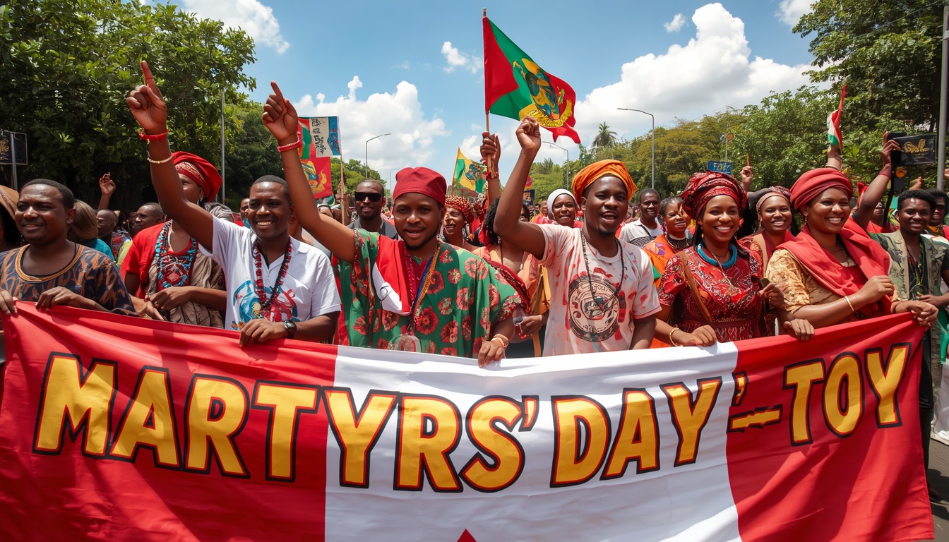 Martyrs' Day in Togo