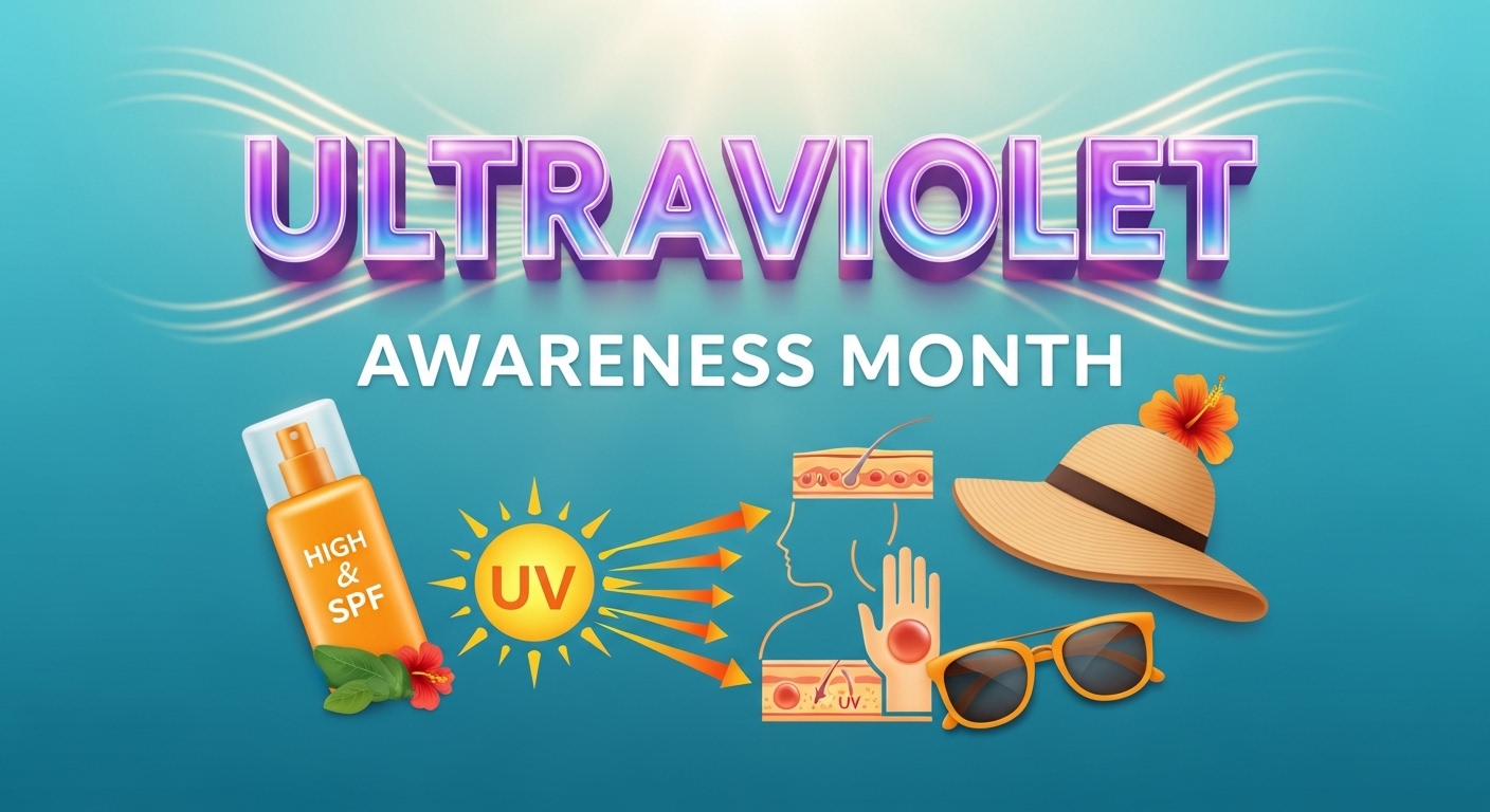 Ultraviolet Awareness Month: Sun Safety, Skin Protection, and SPF Essentials - Feature Image May 146