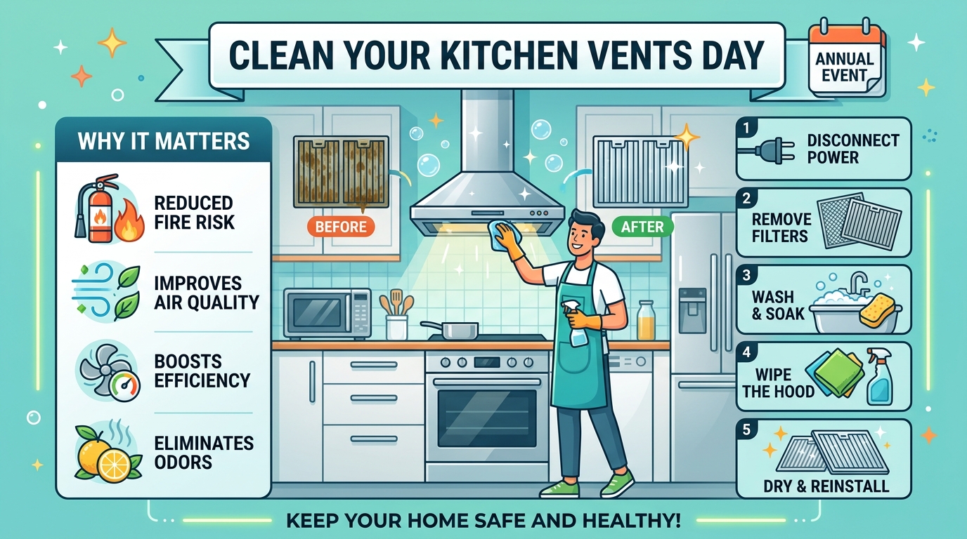 Clean Your Kitchen Vents Day