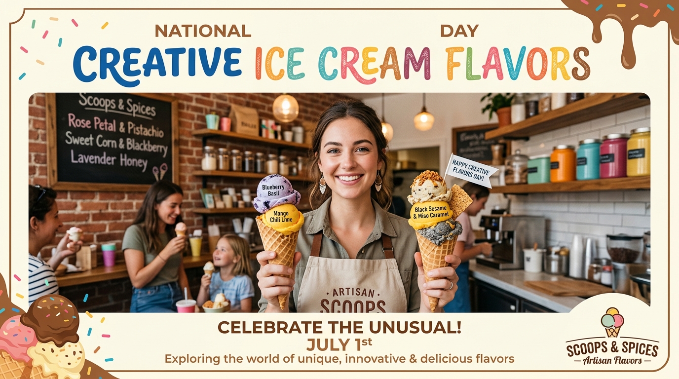 National Creative Ice Cream Flavors Day