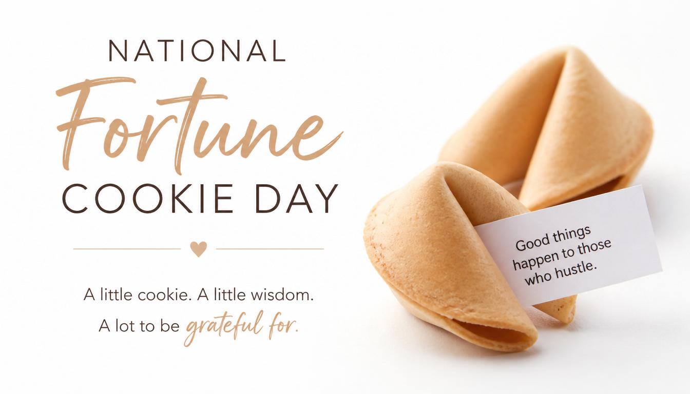 National Fortune Cookie Day