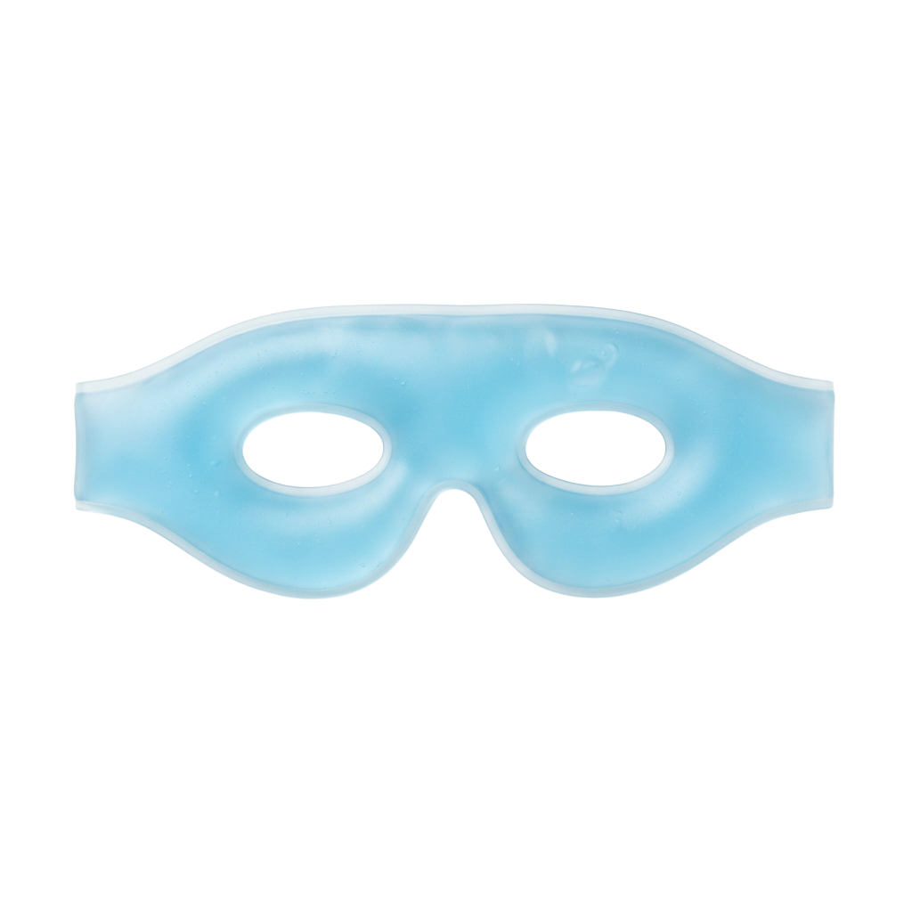 Light Blue Gel Sleep Eye Mask PNG