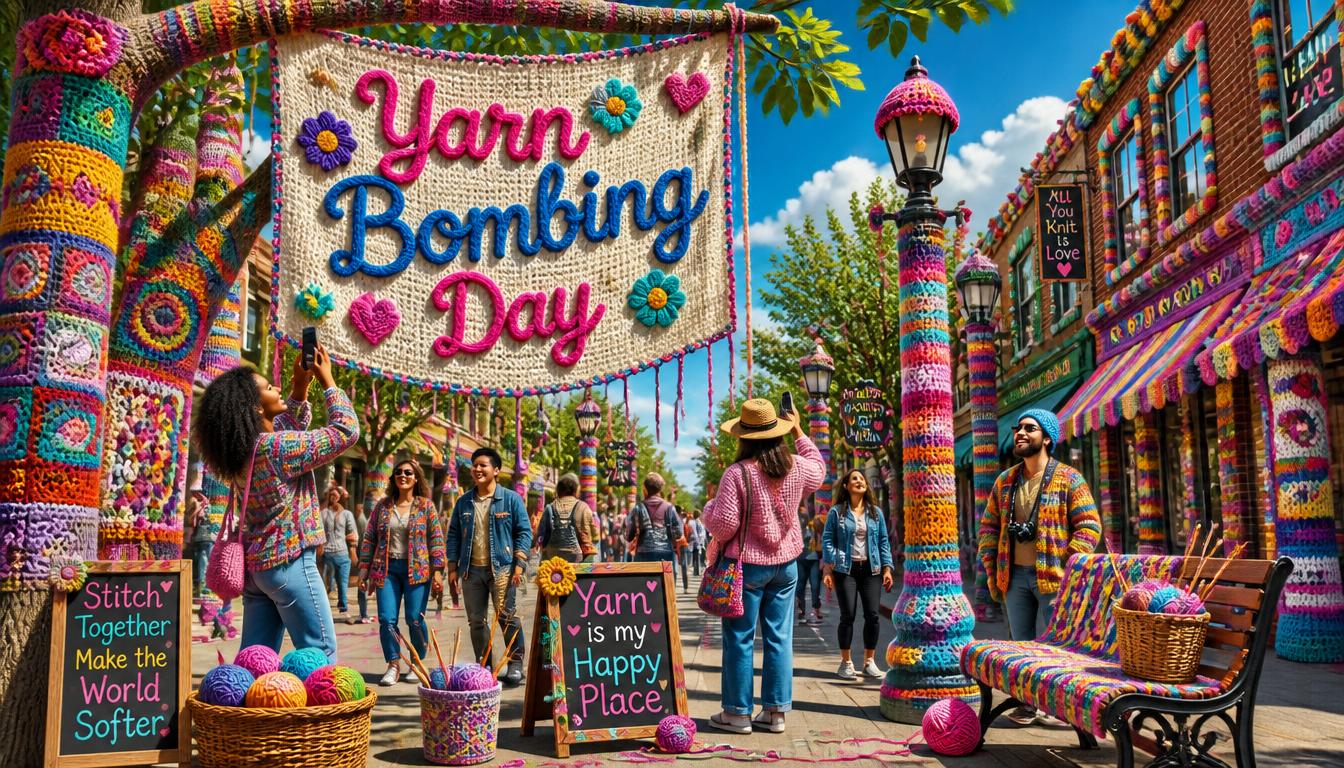 Yarn Bombing Day
