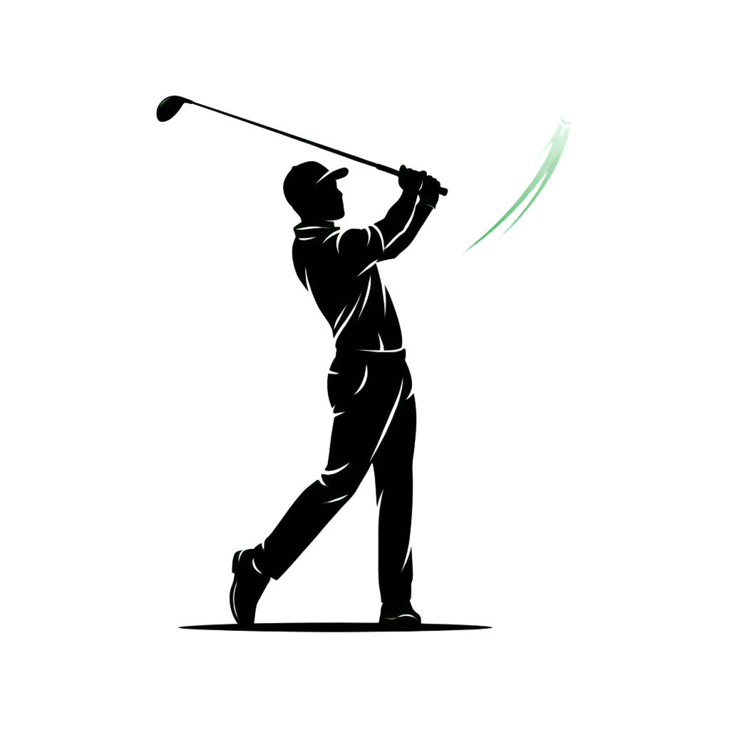 Glowing Neon Light Curved Signage Against Dark Background - The Masters Tournament 13