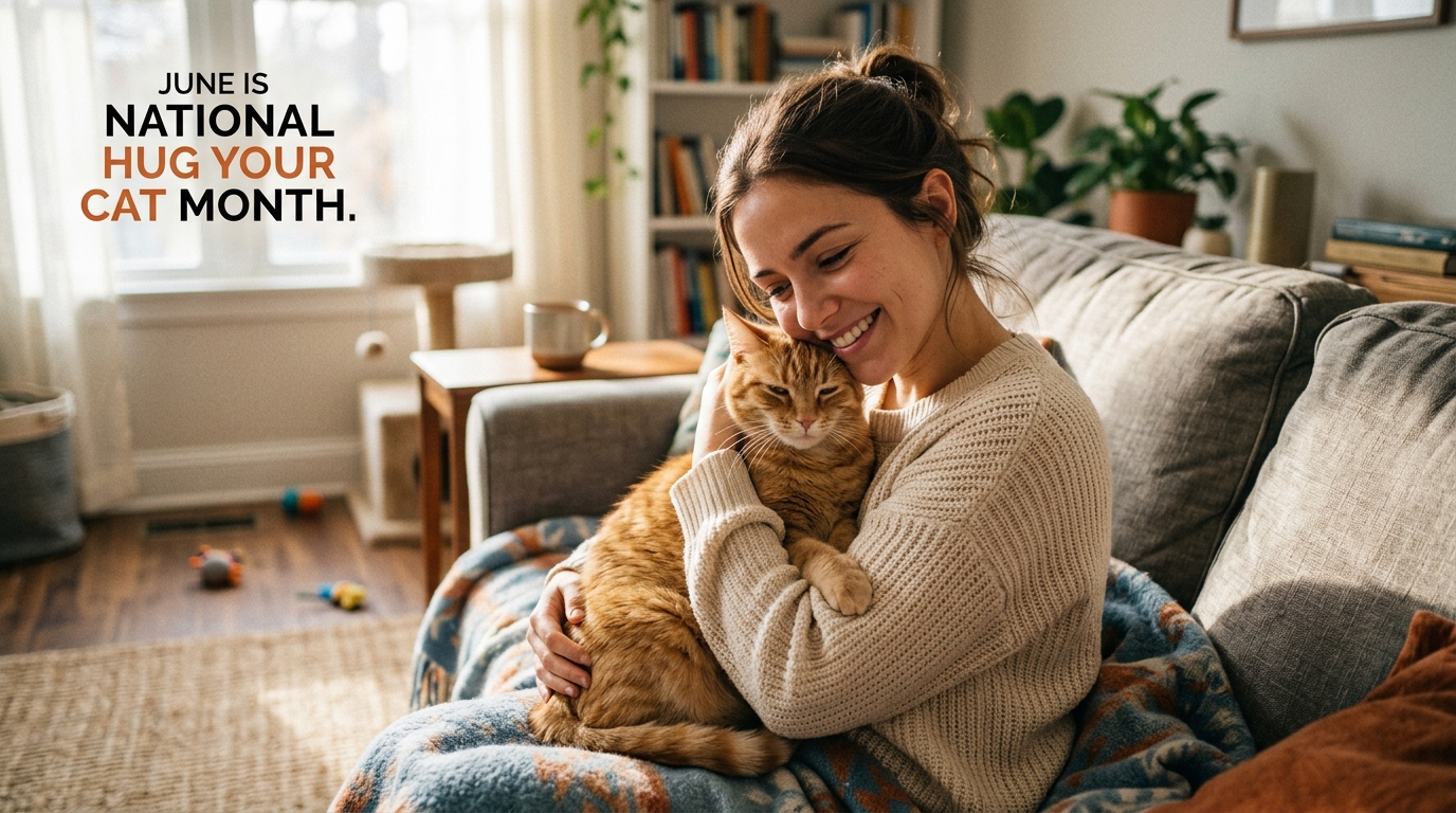 National Hug Your Cat Month