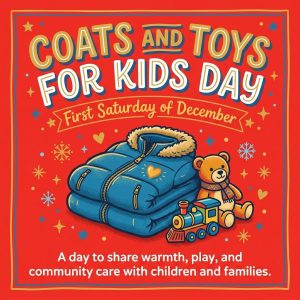 Coats and Toys for Kids Day