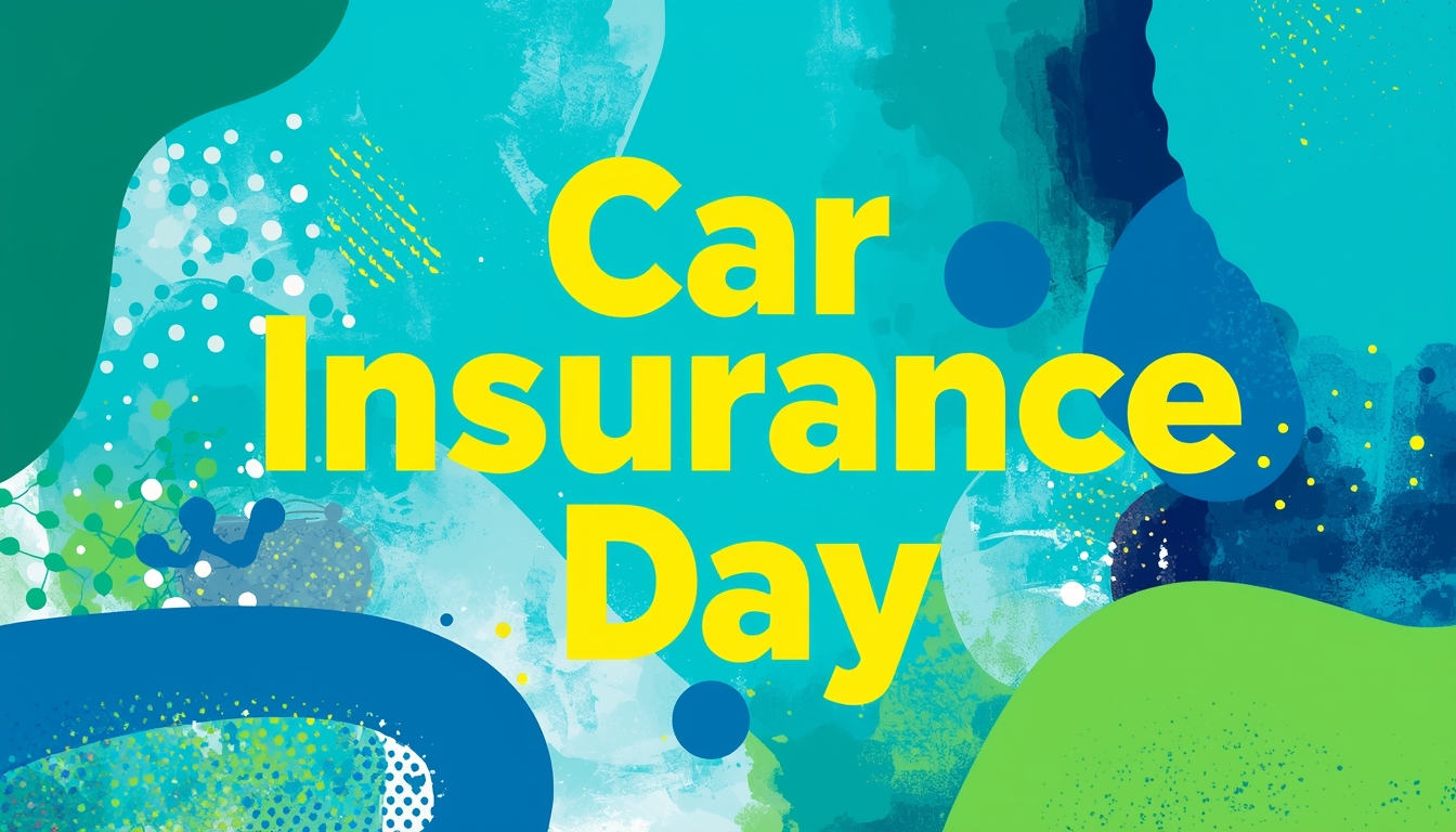 Car Insurance Day Celebration - Abstract Background for Automotive Financial Promotion - Feature Imagefeb03