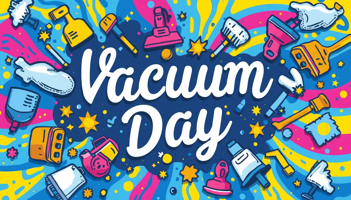 Vacuum Day Home Cleaning Illustration with Doodle Vacuum Attachments - Feature Imagefeb04 1