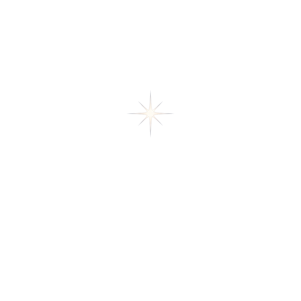 A bright white starburst shape centered on a black background